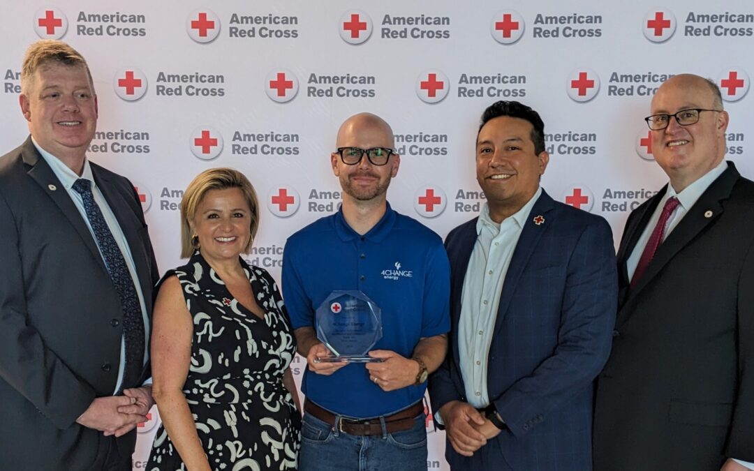 4Change Energy Accepts American Red Cross Silver Sponsor Award